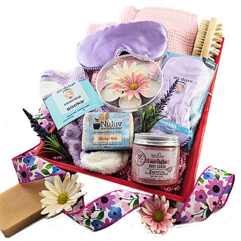 relaxation gift basket for her